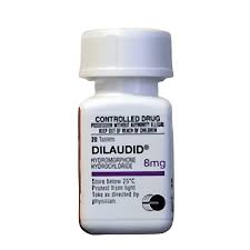 Dilaudid hydromorphone tablets, a powerful prescription opioid pain reliever for severe pain management.