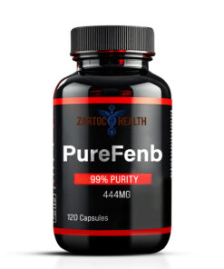 PureFenb 222/444mg packaging, showcasing premium quality and dosage options.