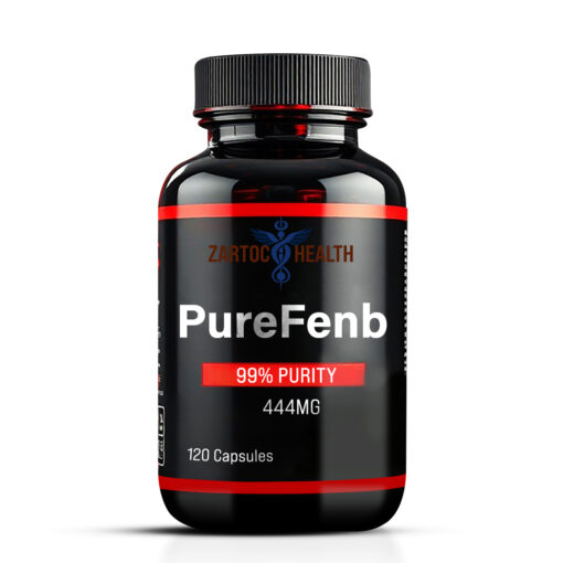 PureFenb 222/444mg packaging, showcasing premium quality and dosage options.